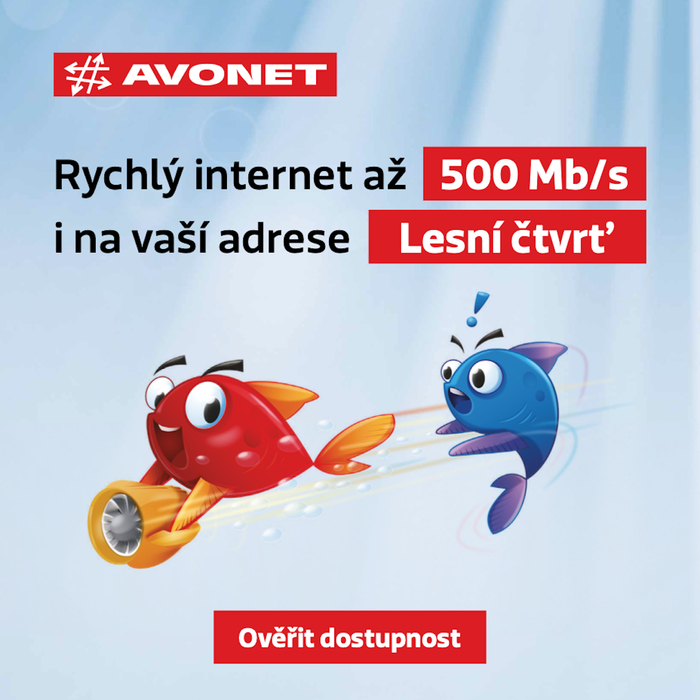 Avonet vysokorychlostní internet Lesní čtvrť