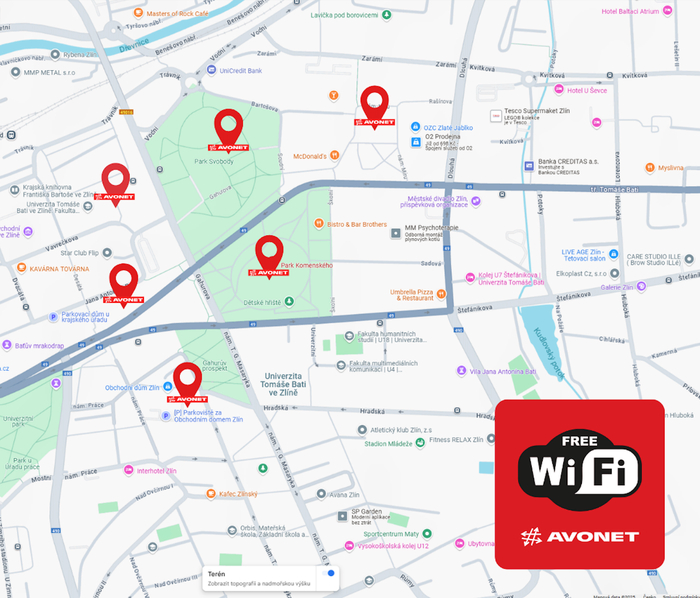WiFi Free Avonet ZFF