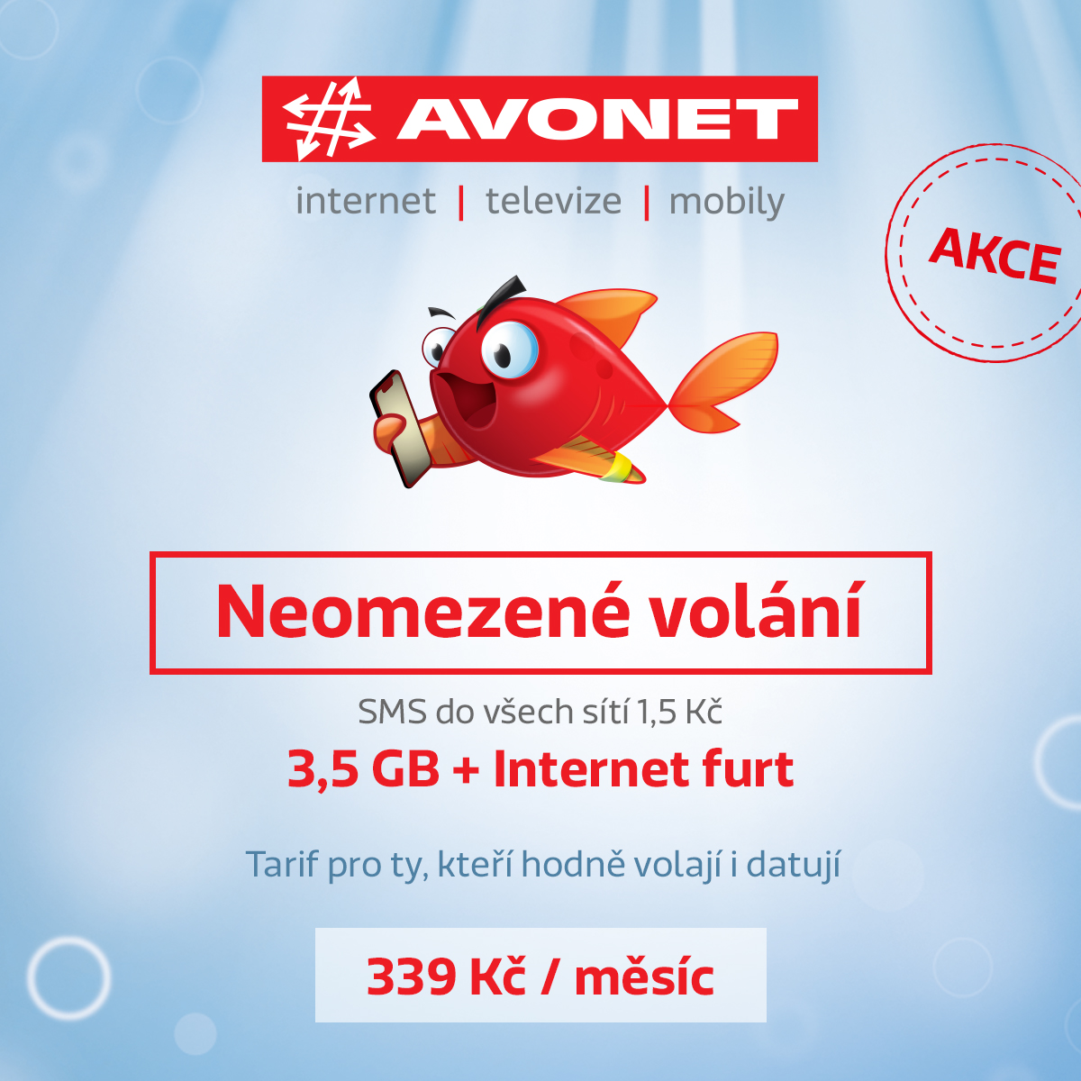 nový tarif od erbia mobile